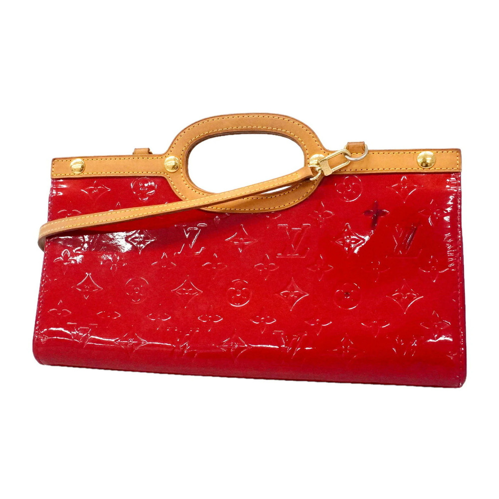 Louis Vuitton Vernis Roxbury Drive Handbag M91987 Pomme d'Amour 2-way bag for...